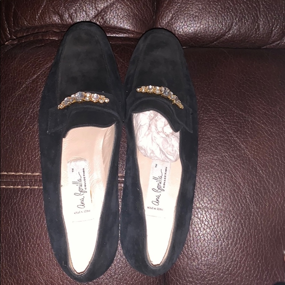 Ana Bonilla leather moccasins
